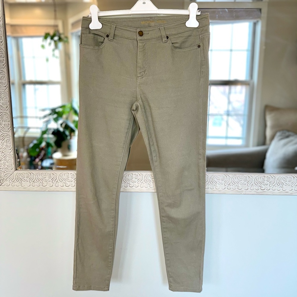Michael Kors Light Sage Green Ankle Skinny Jeans - Has Stretch - Size 6
